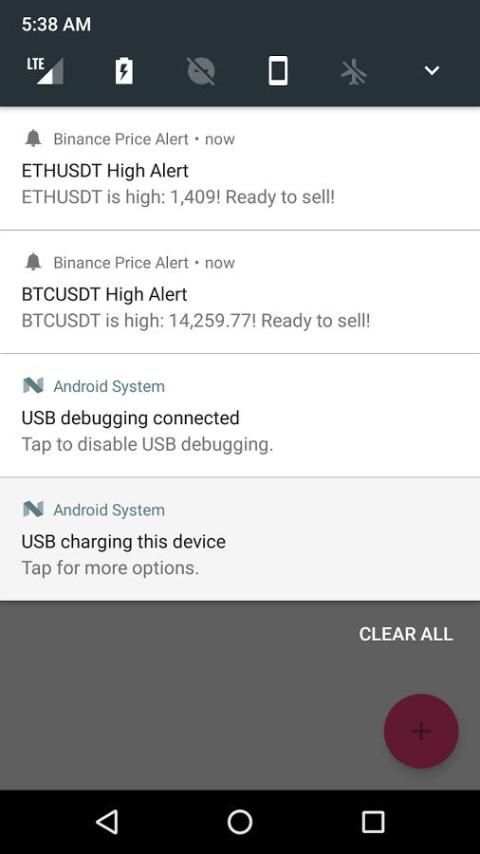 Binance Alert - Notify Price and Order status screenshot 5