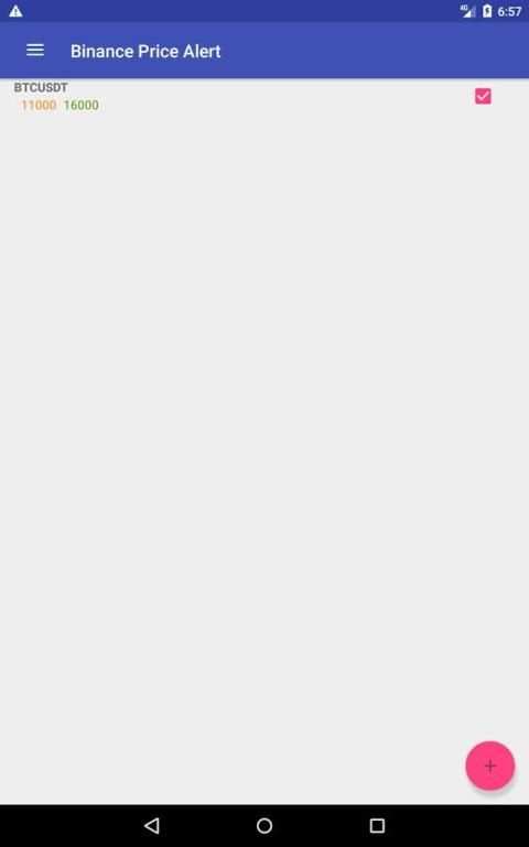 Binance Alert - Notify Price and Order status screenshot 1