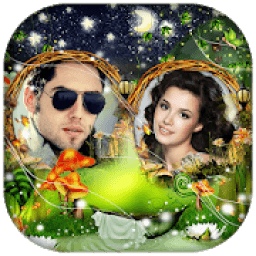 ikon Beautiful Dual Photo Frame : Couple Photo Frame