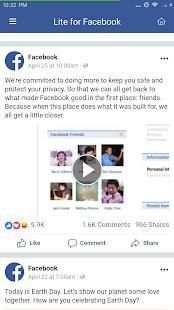 Lite for Facebook - Light Weight Facebook Client screenshot 6