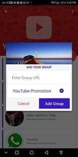Group Links For YouTube Sub4Sub screenshot 1
