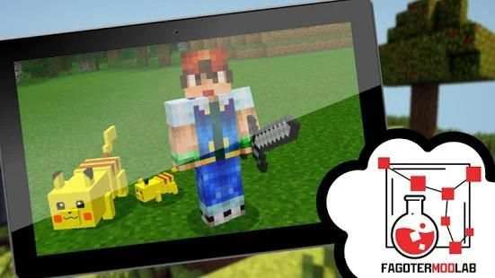 MCPE Pikachu-Raichu MOD screenshot 3