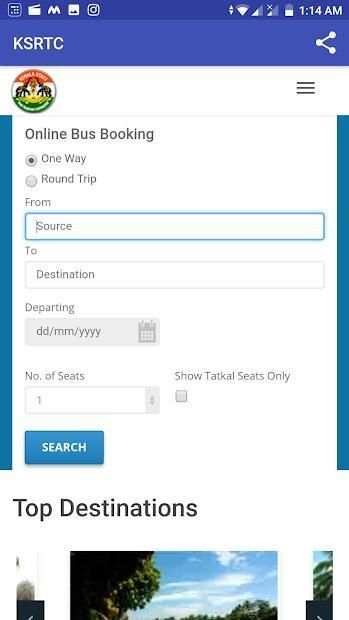 KSRTC - Kerala SRTC Bus Ticket Booking screenshot 8