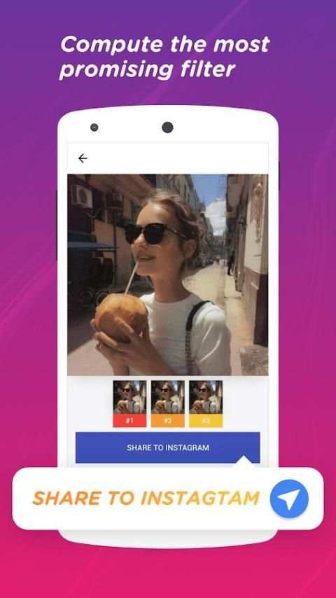 tellAI - AI makes pics more likable for Instagram screenshot 1