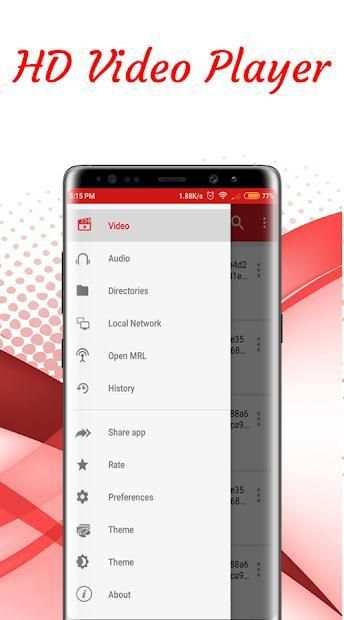 HD Video Player स्क्रीनशॉट 2