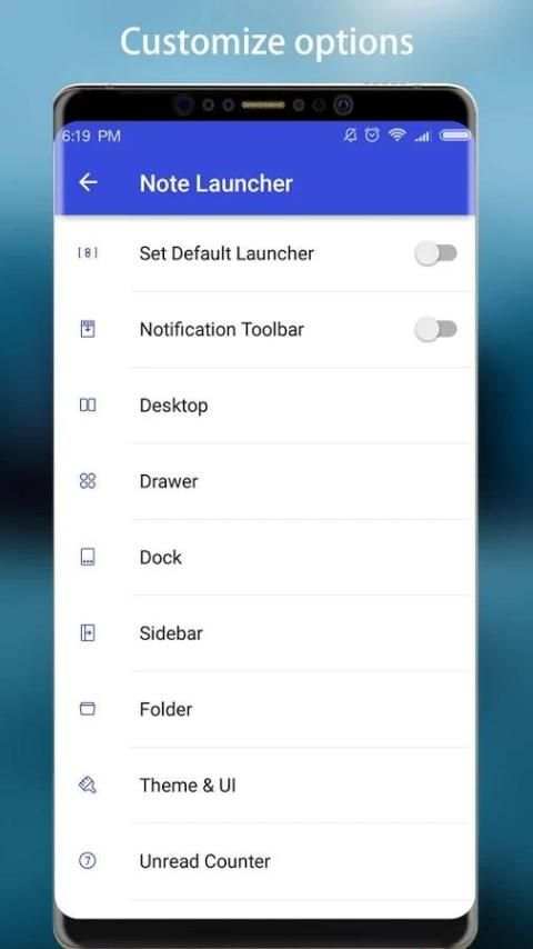 Note 8 Launcher - Galaxy Note8 launcher, theme скриншот 2