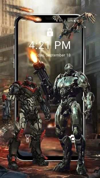 Robot APUS Live Wallpaper screenshot 4