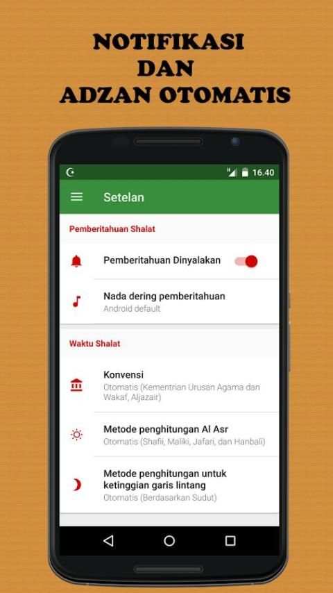 Jadwal Sholat dan Adzan Otomatis screenshot 2