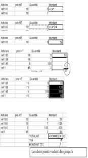 Formations Excel screenshot 4