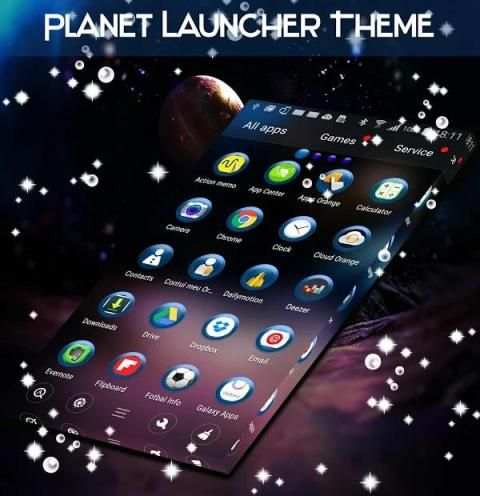Planet Launcher Theme screenshot 1