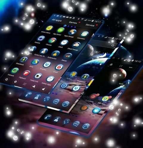 Planet Launcher Theme स्क्रीनशॉट 4