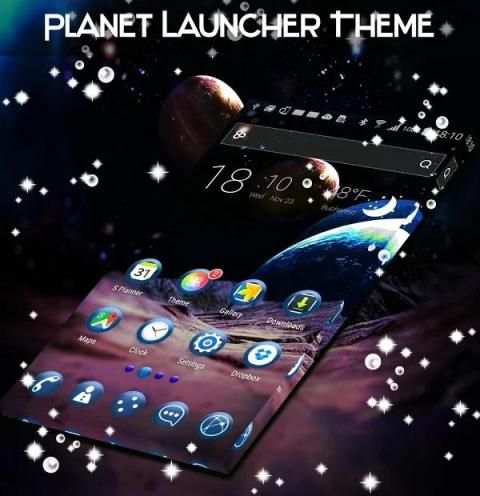Planet Launcher Theme screenshot 3