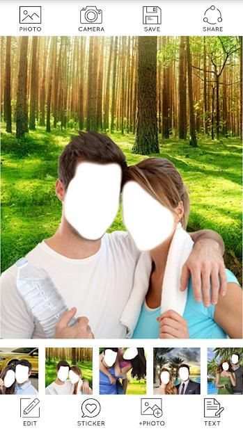 Couple Photo Suit screenshot 5
