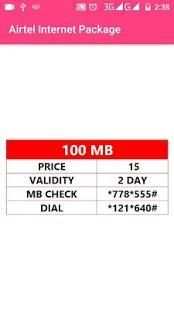 Airtel Internet Package स्क्रीनशॉट 6