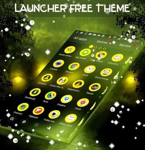 Green Forest Launcher Theme स्क्रीनशॉट 4