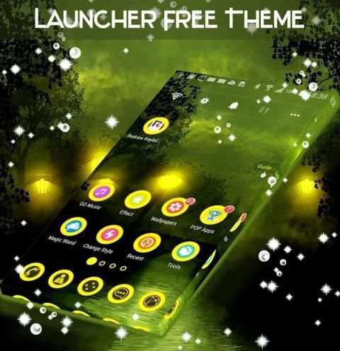 Green Forest Launcher Theme स्क्रीनशॉट 2