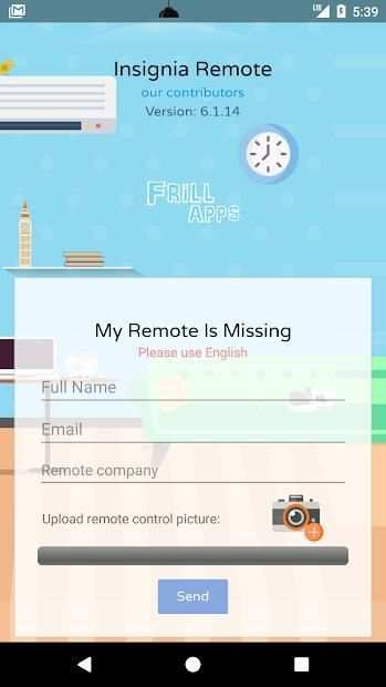 Remote Control Untuk Insignia TV screenshot 1