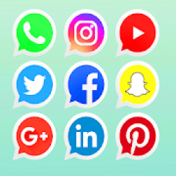 networks social media 2019 icon