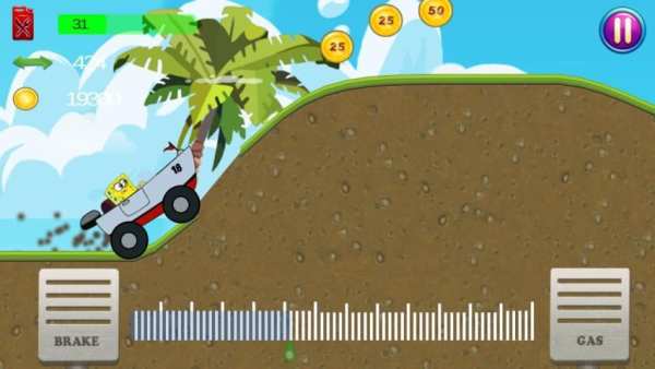 Sponge Hill Car Racing screenshot 1