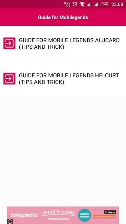 GUIDE FOR MOBILEGENDS screenshot 1