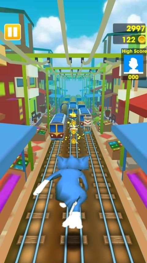 Subway Tom Surfer rush screenshot 4
