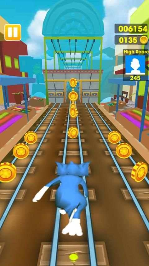 Subway Tom Surfer rush screenshot 1
