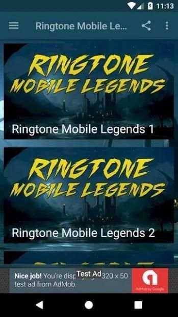 Ringtone Mobile Legends screenshot 3