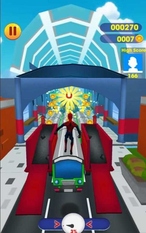 Subway SpiderVerse Rush: avenger spiderman 3D Game स्क्रीनशॉट 2