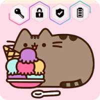 Pusheen Kawaii Cat Kitten Anime Wallpaper App Lock on 9Apps