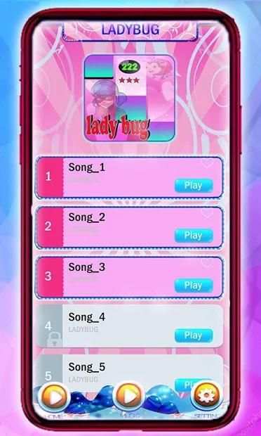 Ladybug PIANO TILE Game screenshot 4