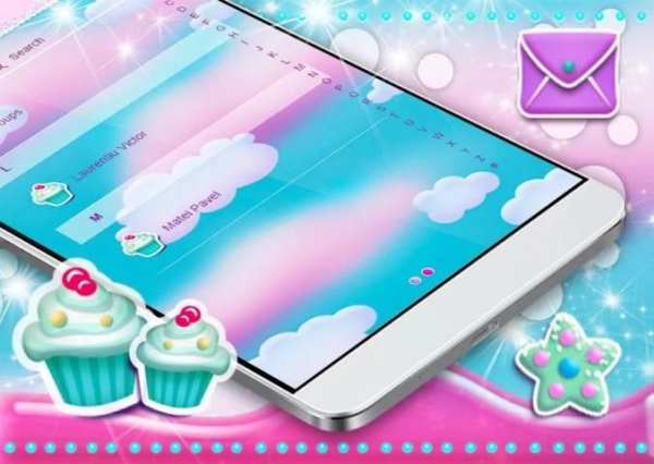 Candy Land SMS Theme screenshot 1