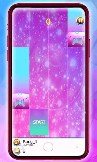 Ladybug PIANO TILE Game screenshot 2
