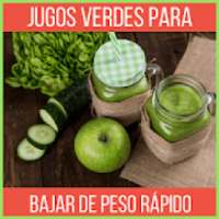 Jugos verdes para bajar de peso