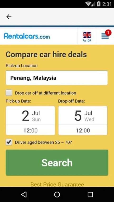 Penang Car Rental, Malaysia screenshot 5