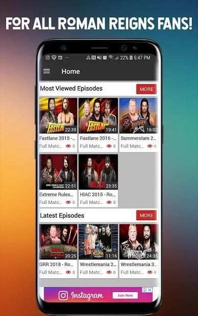 WWE Roman Reigns TV screenshot 4
