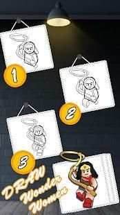 Draw a Lego Hero Characters screenshot 5