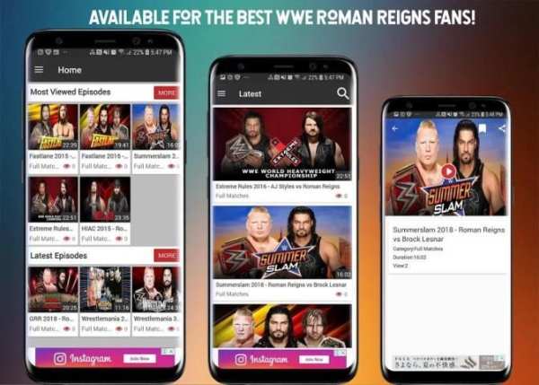 WWE Roman Reigns TV screenshot 1