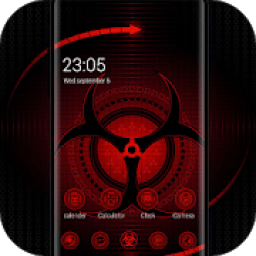 Sharingan Theme: Cool launcher Dark Red Wallpaper icon