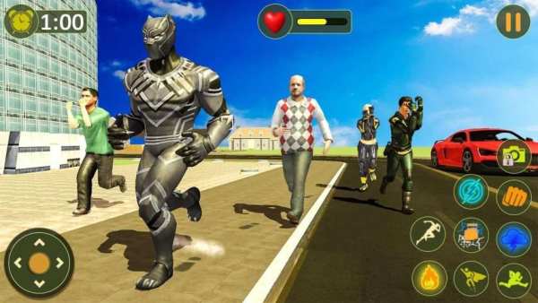 Panther Hero Returns: Crime City Rescue Mission स्क्रीनशॉट 6
