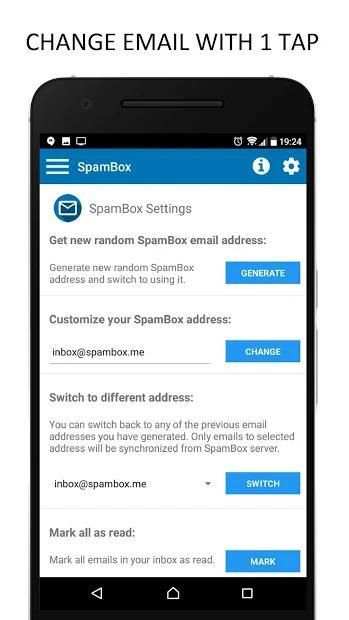 SpamBox - Anonymous Temp Email screenshot 2