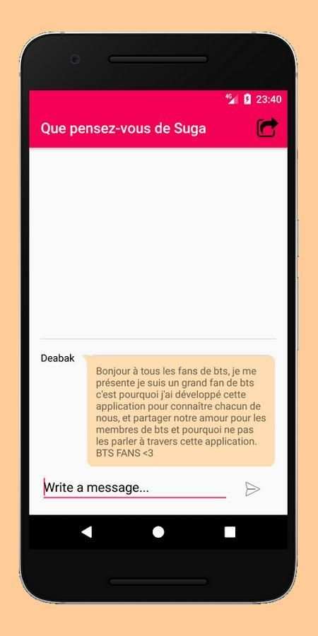 BTS ARMY français Chat screenshot 1