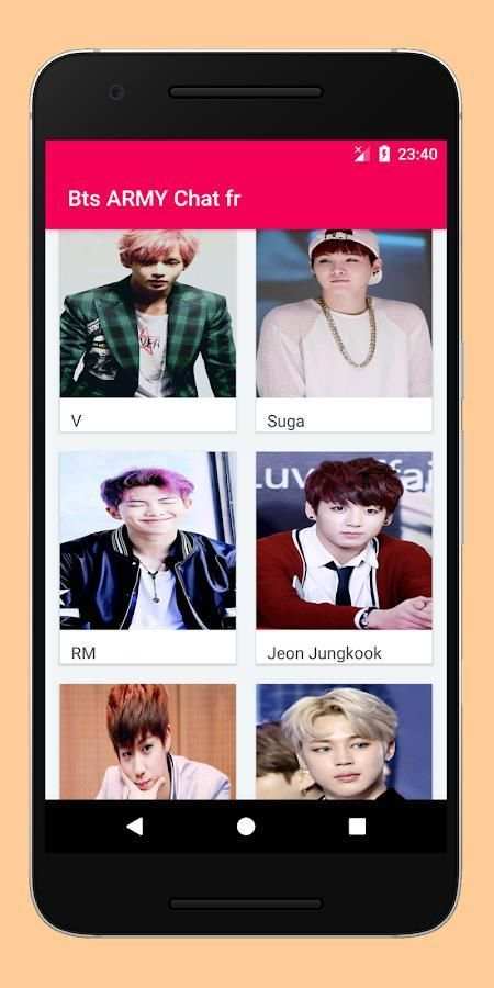 BTS ARMY français Chat screenshot 2