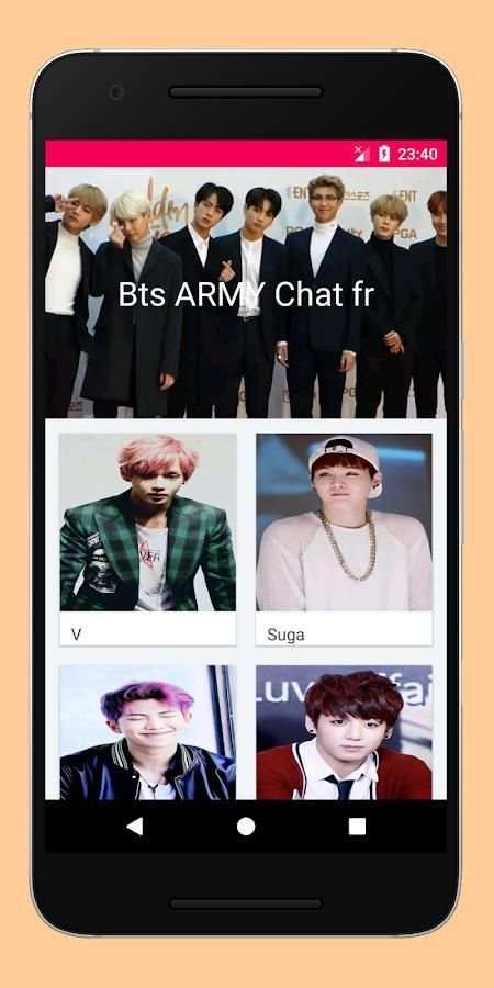 BTS ARMY français Chat screenshot 3
