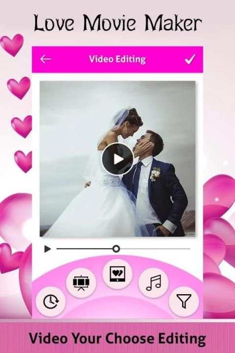 Valentine Photo Video Maker : Love Movie Maker screenshot 3