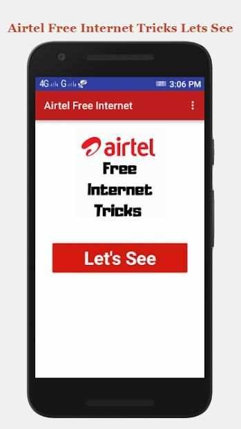 airtel Free Internet Tricks App screenshot 1