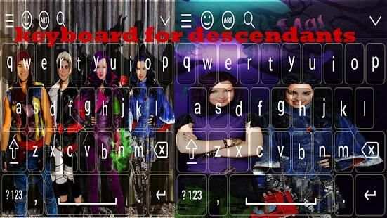 Keyboard for Descendants 2 скриншот 2