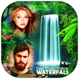 Waterfall Dual Photo Frames आइकन