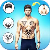 Men Beard and Tatto Photo Changer Editor on 9Apps