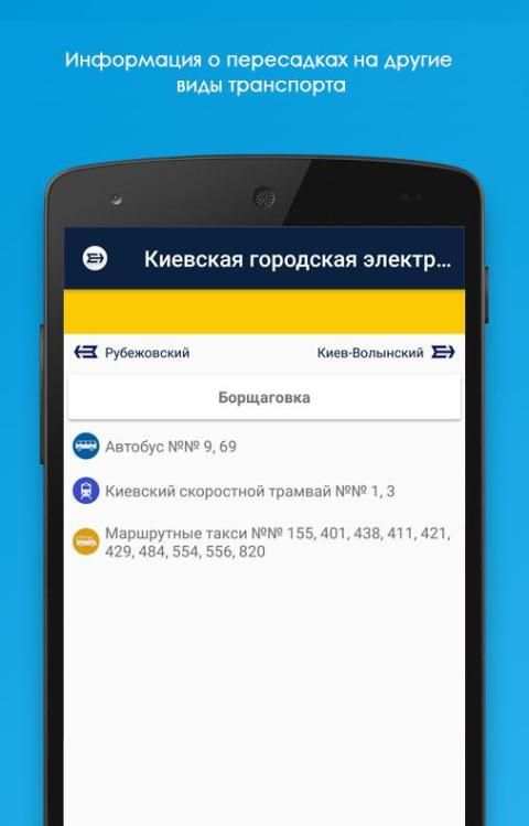 Киевская городская электричка screenshot 1