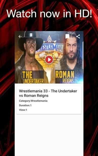 WWE TV screenshot 1